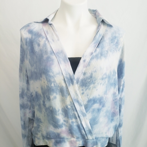 NWT Young Fabulous & Broke Stargazer Soho Tie Dye Top Blue - Picture 3 of 12